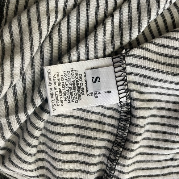 Lauren Moshi bandana smiley face striped s/s t-shirt Size S - Picture 6 of 8